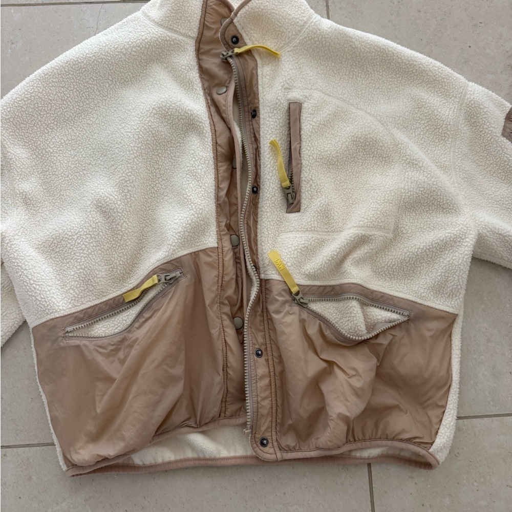 Madewell Cream and Tan Jacket